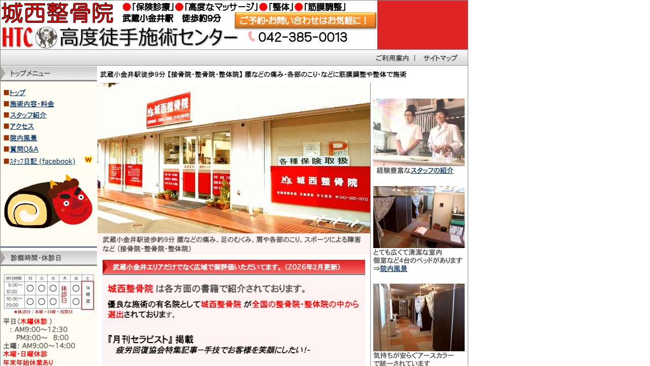 城西整骨院HTCのホームページ