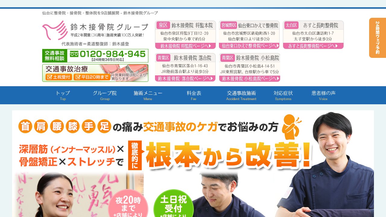 鈴木接骨院 将監本院のホームページ