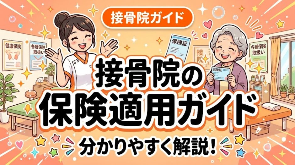 接骨院の保険適用ガイド｜使える条件と費用を解説のアイキャッチ画像