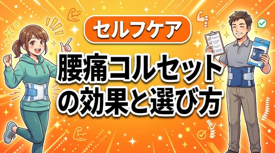 腰痛コルセットの効果と選び方｜正しい使い方を徹底解説のアイキャッチ画像