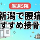 新潟で腰痛におすすめの接骨院5選｜口コミ高評価のアイキャッチ画像