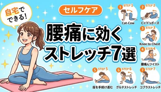 腰痛に効くストレッチ7選｜自宅で簡単にできる方法