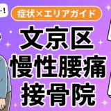 文京区で慢性腰痛におすすめの接骨院｜原因・治療法・セルフケアを解説のアイキャッチ画像