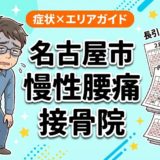 名古屋市で慢性腰痛におすすめの接骨院｜原因・治療法・セルフケアを解説のアイキャッチ画像