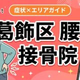 葛飾区で椎間板ヘルニアにおすすめの接骨院|原因・治療法・セルフケアを解説のアイキャッチ画像