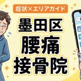 墨田区で椎間板ヘルニアにおすすめの接骨院｜原因・治療法・セルフケアを解説のアイキャッチ画像
