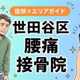 世田谷区で坐骨神経痛におすすめの接骨院｜原因・治療法・セルフケアを解説のアイキャッチ画像