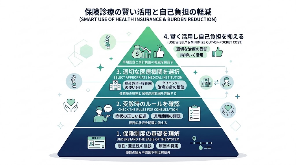 まとめ:保険適用のルールを理解して賢く利用しようの図解